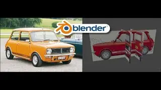 Modelling a Mini for 3D printing in Blender - The Blueprints
