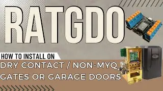 Upgrade your Non-MyQ Gate / Door with RATGDO (Dry Contacts)