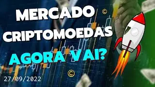 MERCADO DE CRIPTOMOEDAS EM 27/09/22 | BTC | ETH | XRP | ADA | COS | CONTENTOS | DÓLAR | INVESTIDOR