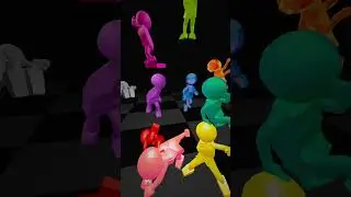 SPLINE Character Animations - Body Motions added to my Custom Stickman Guy! (: #animation