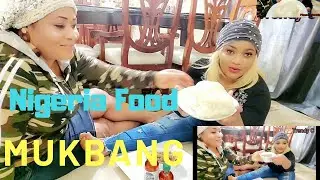 Nigeria food Mukbang|African food Mukbang|Delicious White Soup with Yam flour Featuring Ndy's World