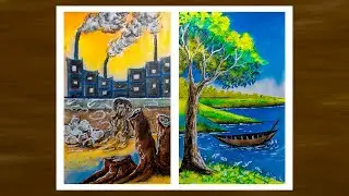 Environment Day Drawing | World Environment Day Poster Drawing | How to draw world environment day