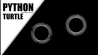 Python Turtle - Draw Circle Design Using Square Shape in Python Turtle Graphics By 