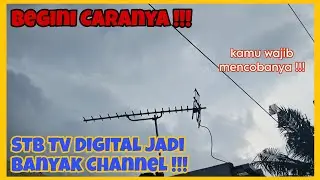 Cara STB TV Digital Banyak Channel