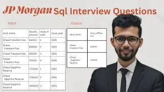 JP Margon SQL Interview Question | Group by clause | Udit Soni
