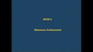 Maximum Achievement (BOOK 6)