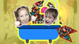ДЕТИ УСТРОИЛИ СЕБЕ ВАННУЮ ИЗ #ЛЕГО