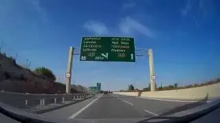 Cyprus Highways,  A3 Larnaca Airport - Ayia Napa and return (speed 6X) 2016