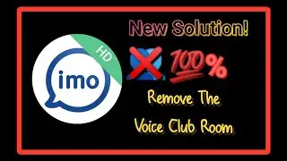 How to remove voice club room from imo.