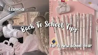 Essential Back To School Tips For A New School Year💗🥀