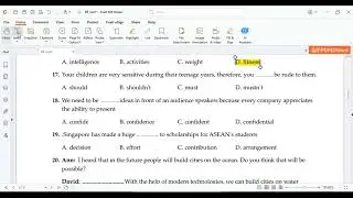 ĐỀ 1 - ÔN THI HKI LỚP 11 GLOBAL SUCCESS | STUDY ENGLISH WITH ME