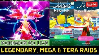 🟢 Regieleki and Mega Blaziken Raids Live