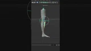 CINEMA 4D  - Add IK chain on a leg