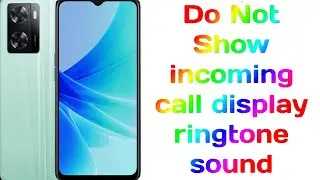 Android do not show incoming call display & ringtone sound any  Vivo oppo MI Samsung 5G 4G phone