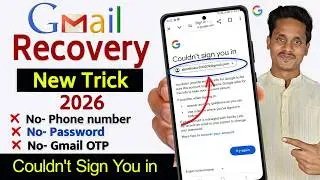 Couldn't sign you in google account fix | gmail recovery new trick 2026