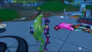 Peely Skin Doing Pony Up On Every Girl Skin In Party Royale 😂