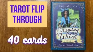 Everyday Witch Oracle - Tarot flip through