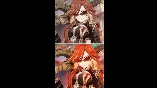 Mavuika JP Voice vs EN voice genshin impact #shorts