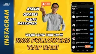 CARA MENAMBAH FOLLOWERS INSTAGRAM 100 % Aman | Tutorial Kamu Bisa