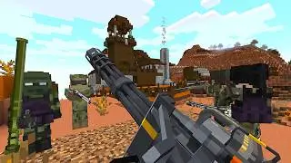Raid on Illager Mining Town [Minecraft Warfare]