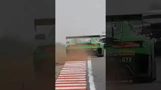 Digging the dirt: AMG Mercedes GT3 off the kerb Donington Park 05/09/24 British GT
