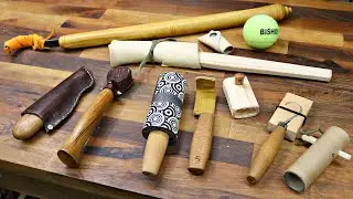 17 Styles Of Spoon/Hook Knife Sheaths - Lee Stoffer