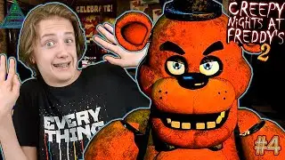 ATTACK OF THE OLD ANIMATRONICS in the game CNAF 2: FOURTH NIGHT Creepy Nights at Freddy's 2 