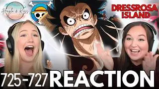 FOURTH GEAR!!!! | ONE PIECE | Reaction 725 - 727