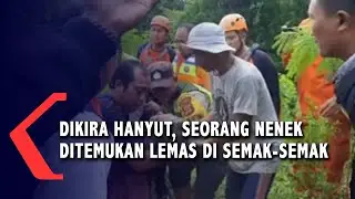 Dikira Hanyut, Seorang Nenek Ditemukan Lemas di Semak Semak