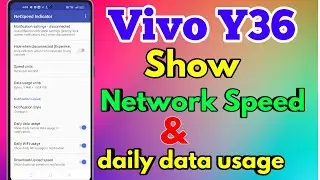 How To Show Daily Data Usage In Vivo y 36| Vivo y 36 Show Daily Data Usage