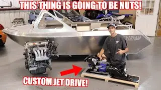 Our New Custom Jet Drive Unit For The Mini Jet Boat Build!