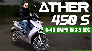 Ather 450S review | Electric Scooter | 0-40 in 3.9 Sec, Fall safe & More | Times Drive Green