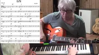 CUTE - Jazz guitar & piano cover ( Neal Hefti )