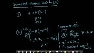Standard normal variate Z and standardization | Probability and statistics
