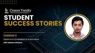 Testimonial by Charan S | Placed in IAST Solutions | PG Diploma in Embedded & Automotive
