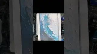 Текстурная картина " Волна"