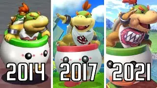 Evolution of Bowser Jr. in Super Smash Bros. Games (2014 - 2021)