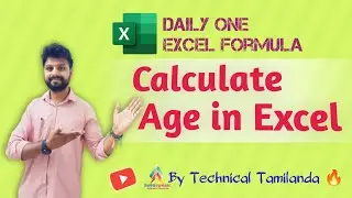 How to Calculate Age from Date of Birth in Excel | Calculate Age in Excel | Age Calculator in Excel