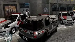GTA IV - PMESP: ROTA -  Perseguição a individuos procurados e troca de tiros