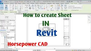 Revit tutorial: How to Create Sheet in Revit for beginners 