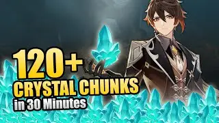 How to Farm 120+ Crystal Chunks in 30 Minutes (The Chasm Underground) | Genshin Impact