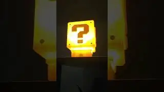 Super Mario Question Mark Box with sound and light #supermario #mariobros