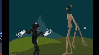 cartoon cat vs siren head