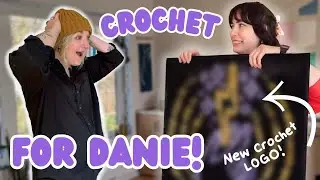 CROCHETING for my FAVOURITE YOUTUBER! *making a tapestry for danie*