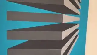 Original Geometric Canvas Painting