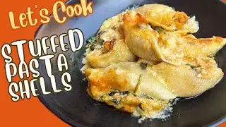 CHICKEN & SPINACH STUFFED PASTA SHELLS