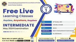 Intermediate Paper-3A:ITL | Topic: Salaries | Session 1 | 19 Oct, 2023