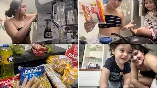 Ele está andando com 9 meses 😱/ DIA A DIA COM AS CRIANÇAS, LIQUIDIFICADOR NOVO, COMPRAS DE MERCADO…