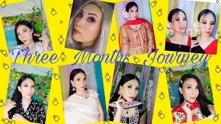 Beautiful Makeup Ideas | My Three Months Makeup Journey on Youtube in Picture