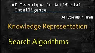 What is AI Techniques | Part of AI Technique| Knowledge Representation & Search Algorithm | In Hindi